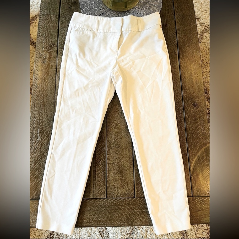 Ivanka Trump Women's White Straight Leg Pants